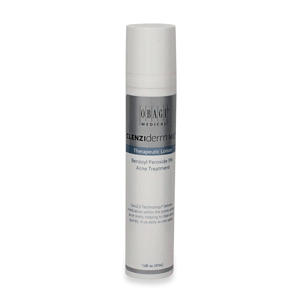 OBAGI - CLENZIDERM M.D. THERAPEUTIC LOTION BENZOYL PEROXIDE 5% ACNE TREATMENT - MyVaniteeCase