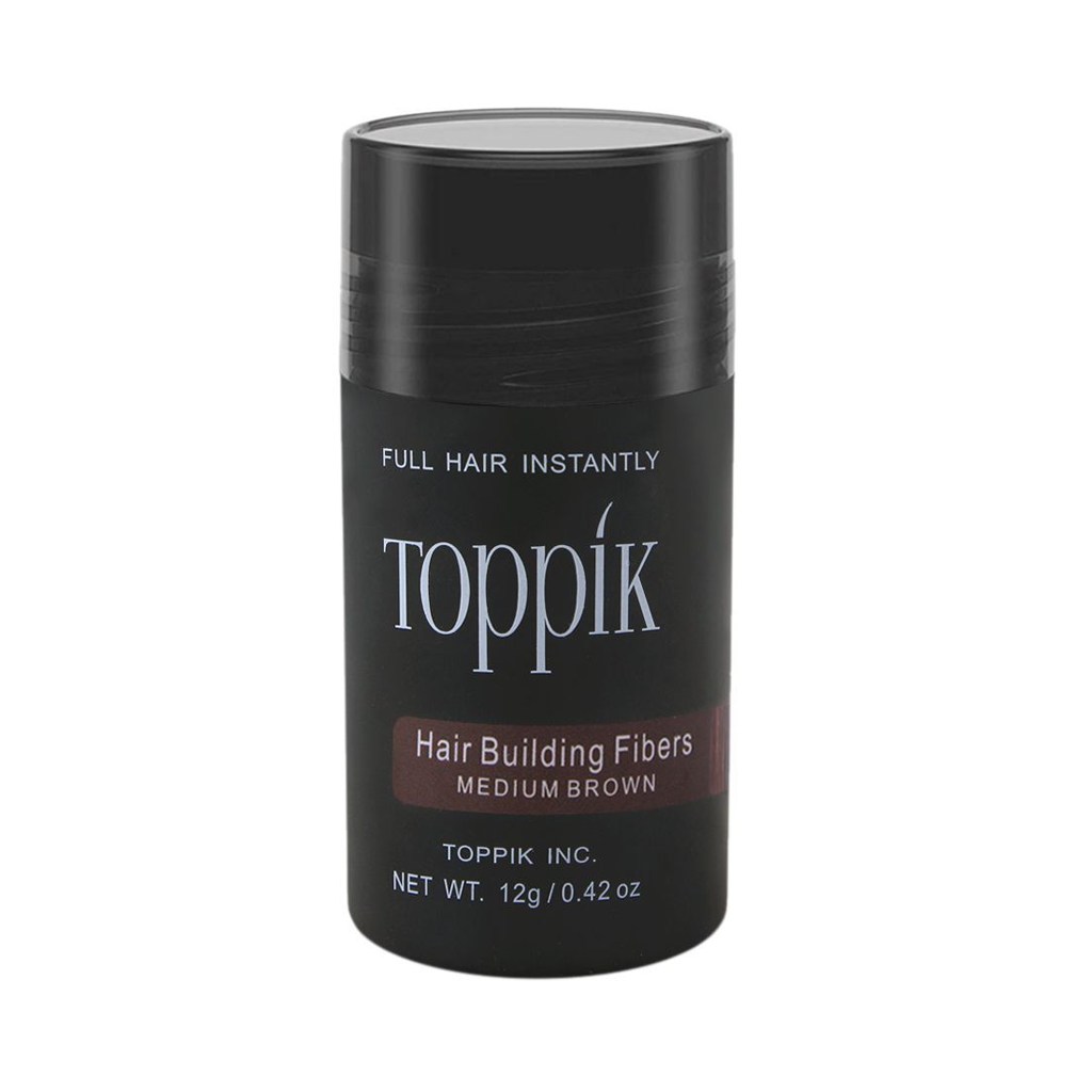 TOPPIK - HAIR BUILDING FIBERS MEDIUM BROWN (12GM) - MyVaniteeCase