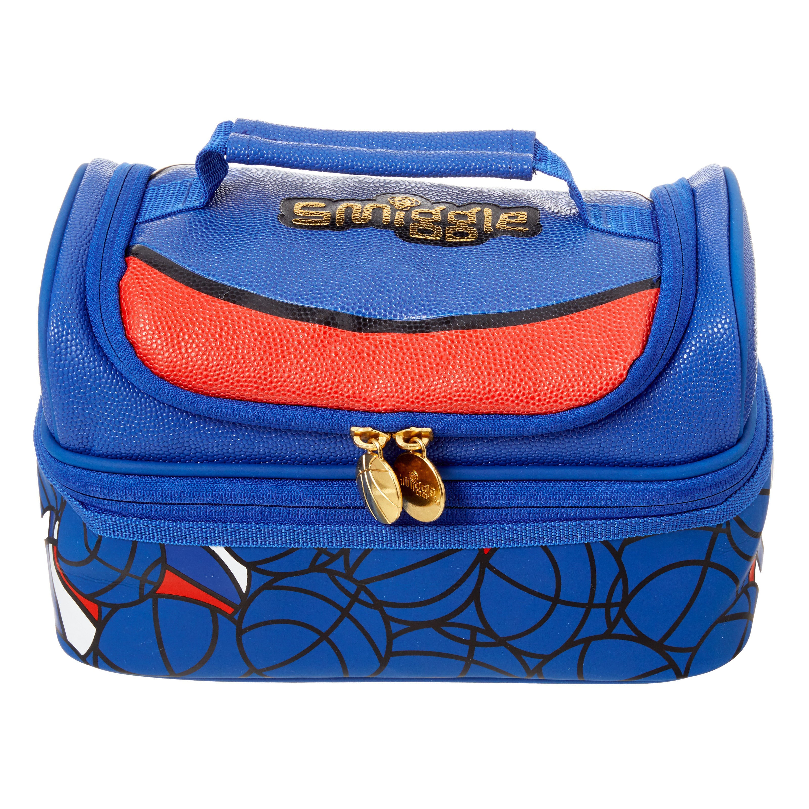 SMIGGLE - BBALL DOUBLE DECKER LUNCH BOX - MyVaniteeCase
