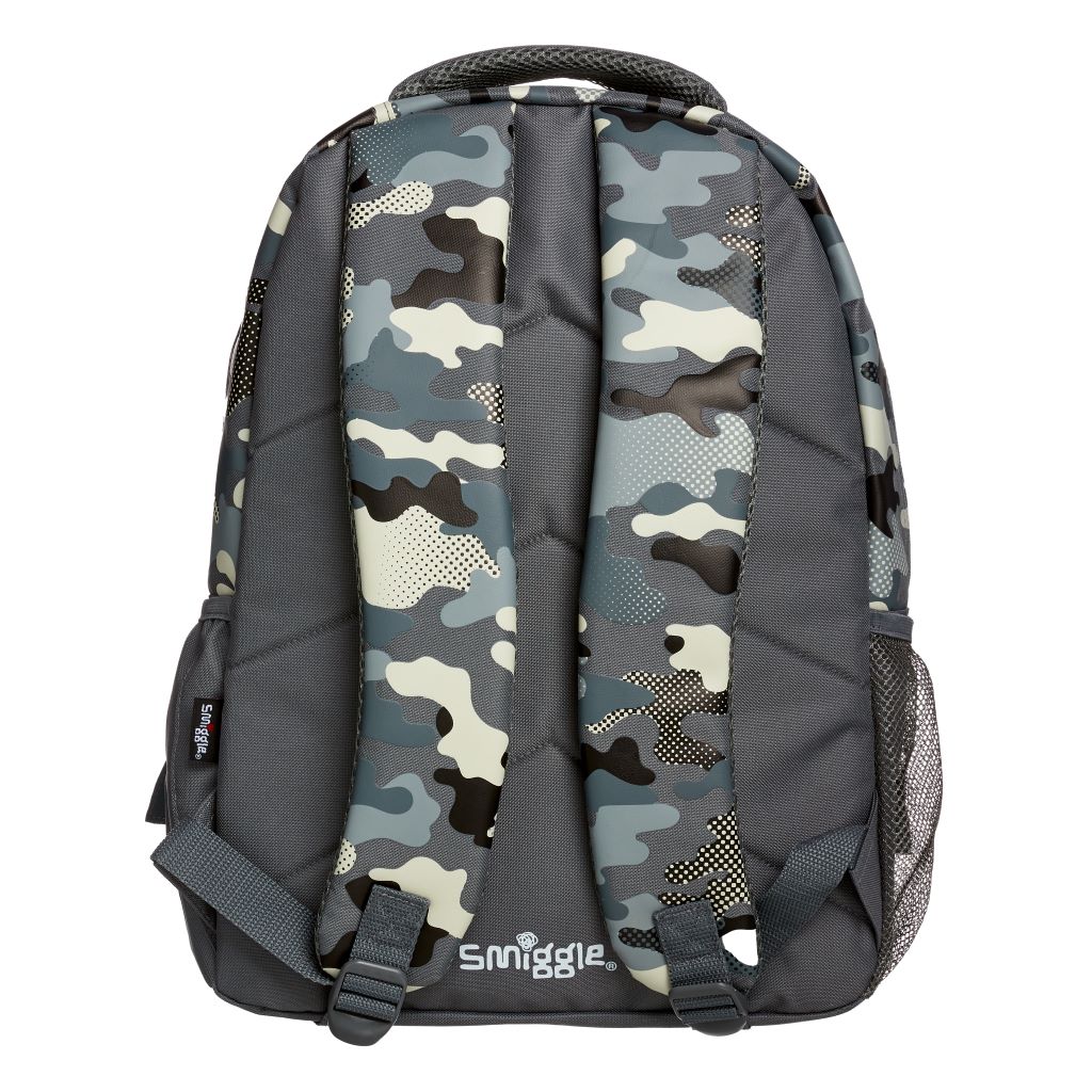 SMIGGLE - BUDZ CLASSIC CHARACTER BACKPACK - GREY - MyVaniteeCase