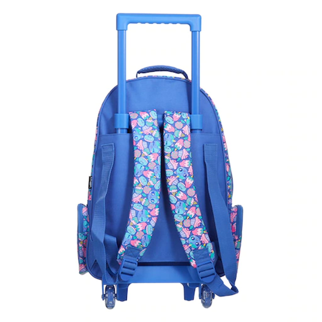 SMIGGLE - BUDZ TROLLEY BACKPACK WITH LIGHT UP WHEELS - PURPLE - MyVaniteeCase