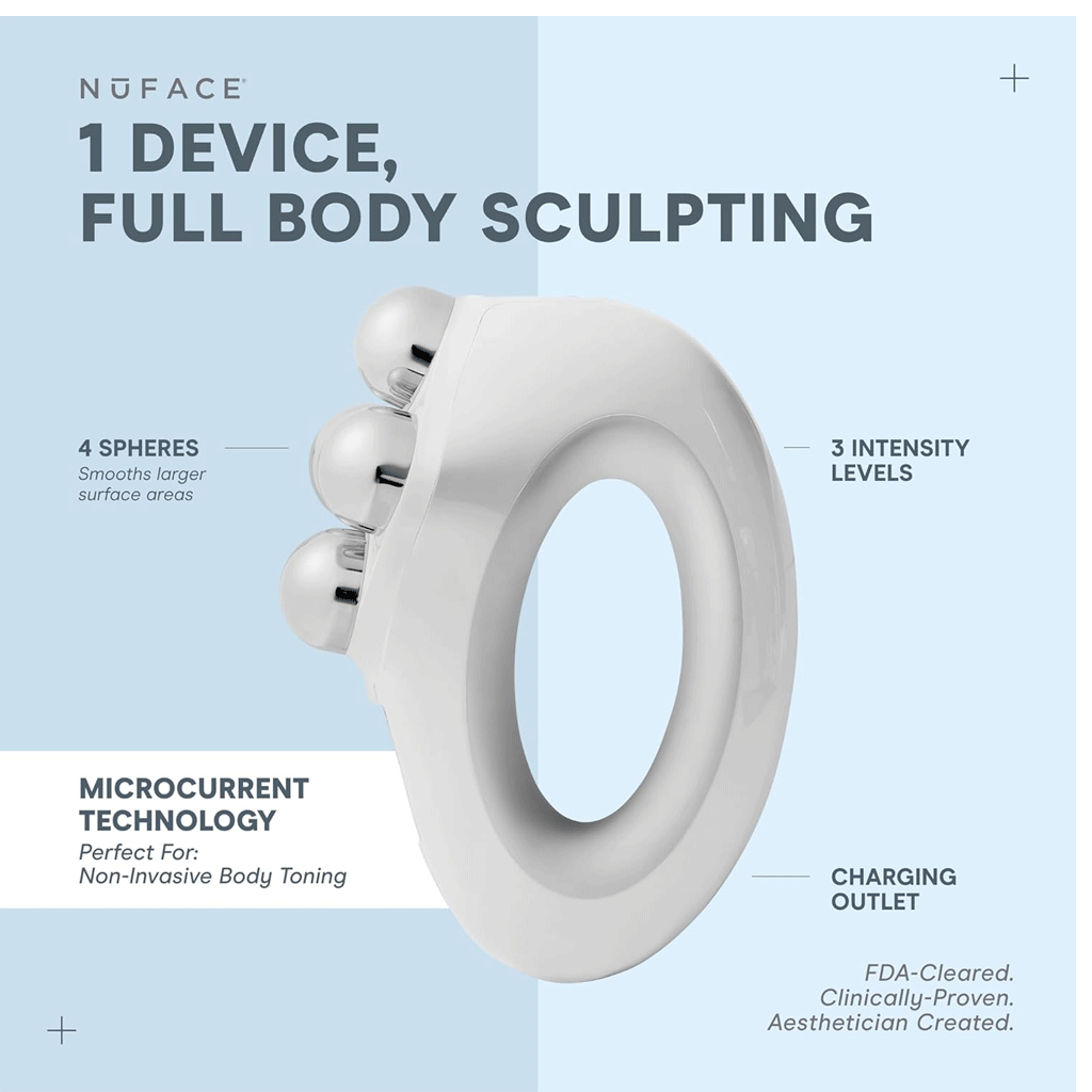 NuFACE - NuBODY SKIN Toning Device (296ml Aqua Gel)