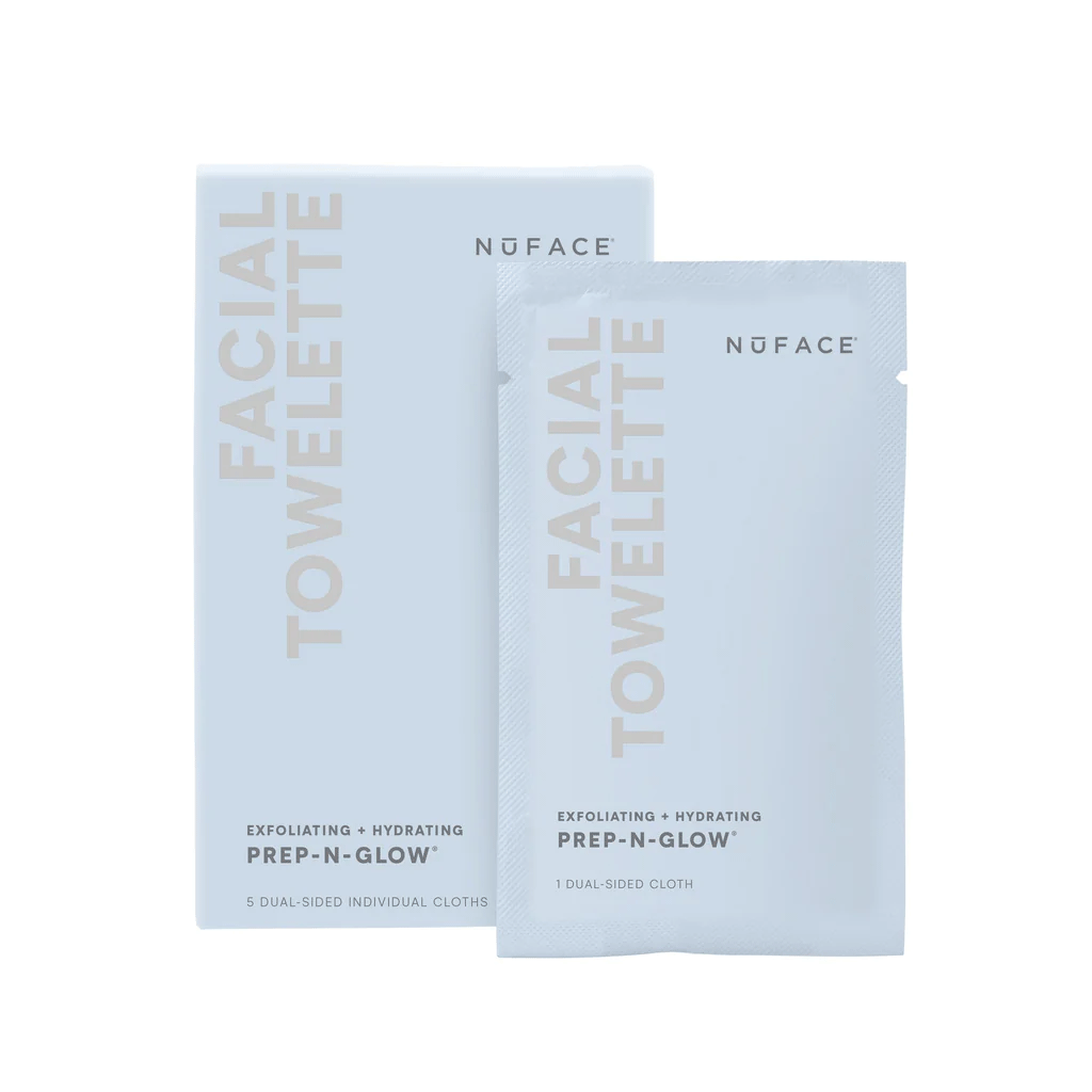 NuFACE - PREP-N-GLOW CLEANSING CLOTH 5pk