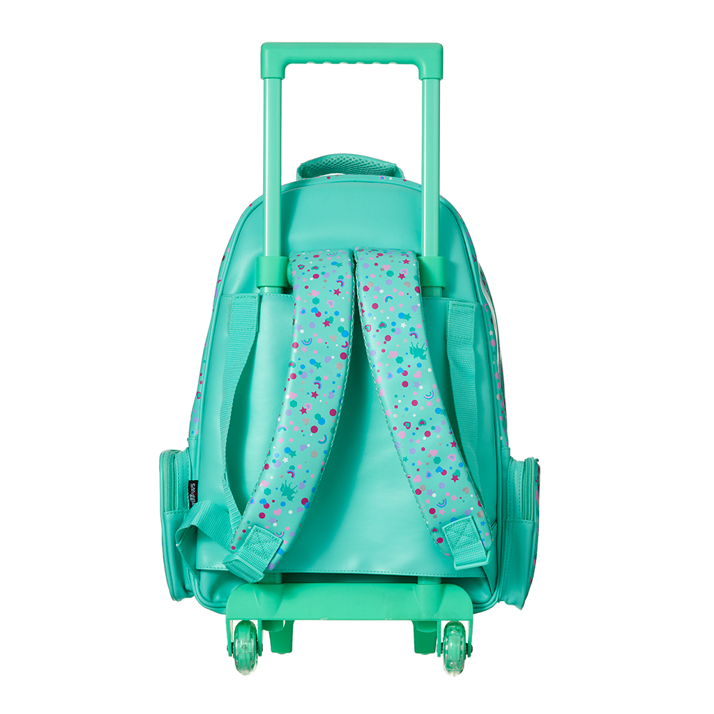 SMIGGLE - BELIEVE TROLLEY BACKPACK WITH LIGHT UP WHEELS - MyVaniteeCase