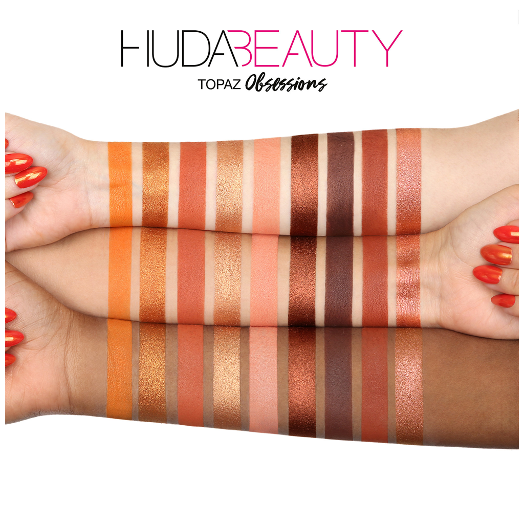 HUDA BEAUTY - OBSESSIONS EYESHADOW PALETTE ( TOPAZ)