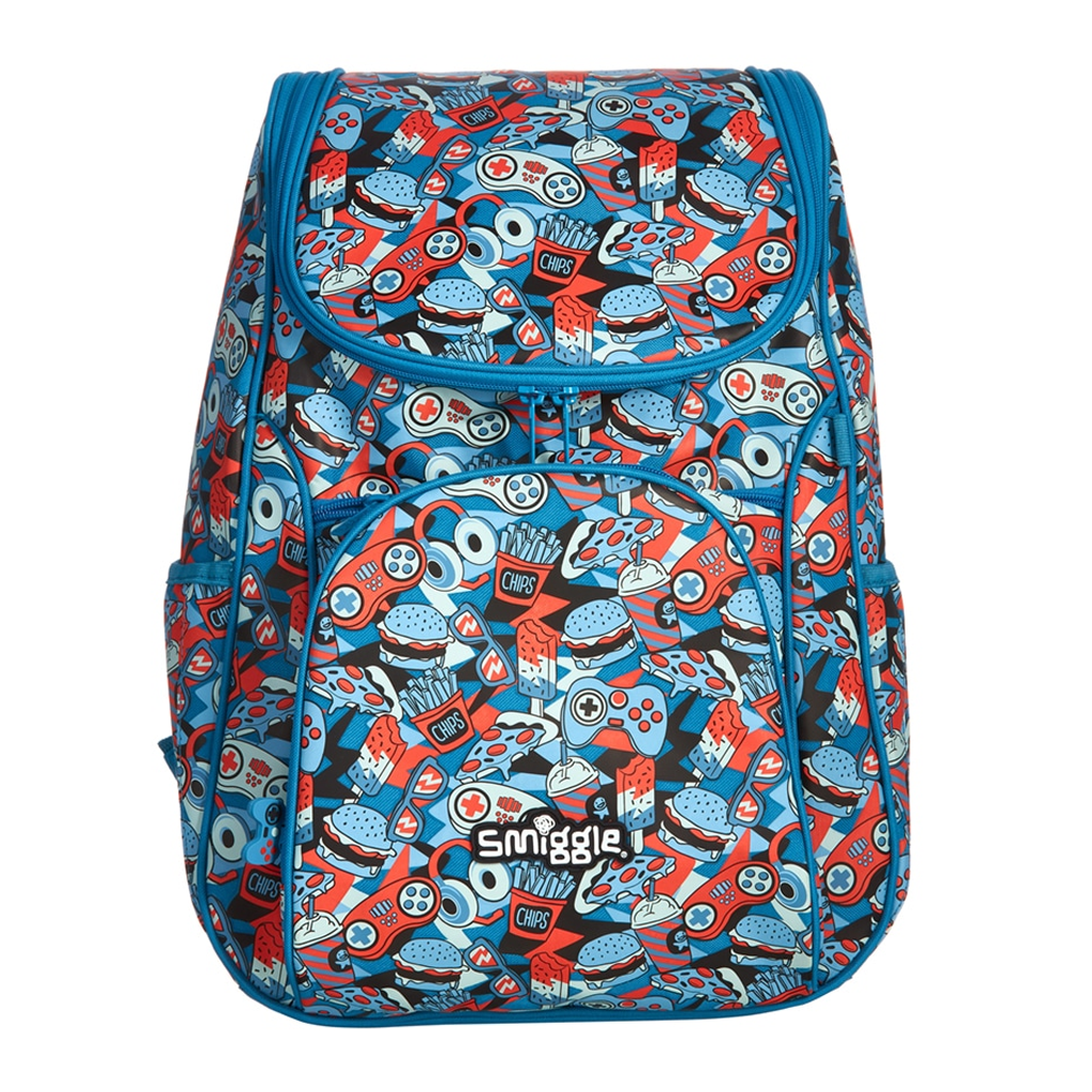 SMIGGLE - ACCESS ILLUSN BACKPACK-GREY