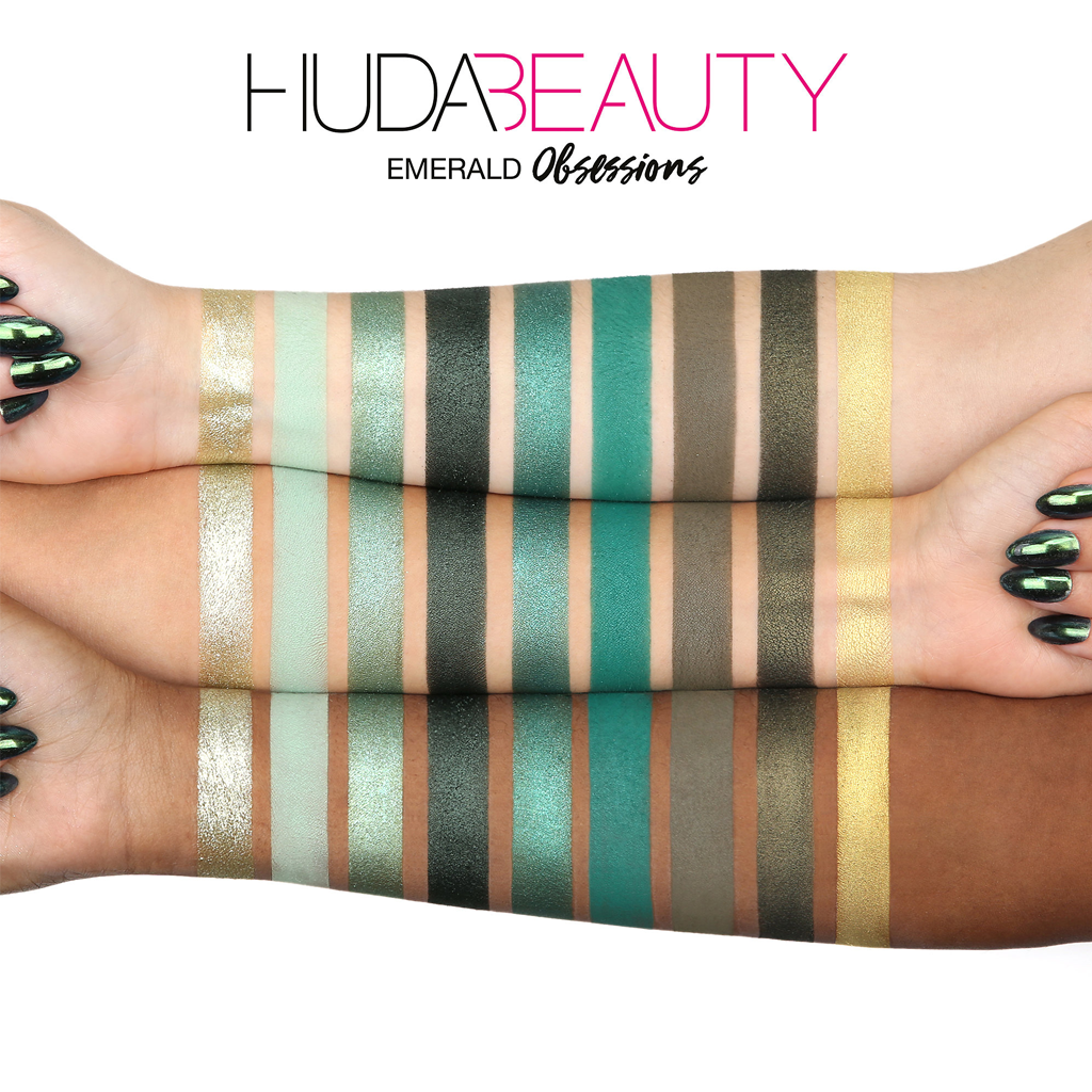 HUDA BEAUTY - OBSESSIONS EYESHADOW PALETTE (EMERALD)