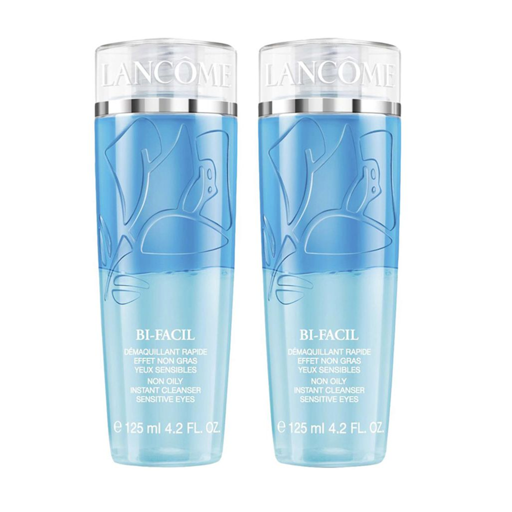 LANCOME BI-FACIAL DUO NON OILY INSTANT CLEANSER FOR SENSITIVE EYES (125 ML)