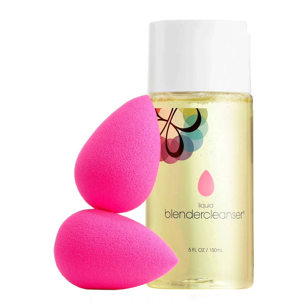 BEAUTYBLENDER - TWO SPONGES & 1 LIQUID CLEANSER PACK