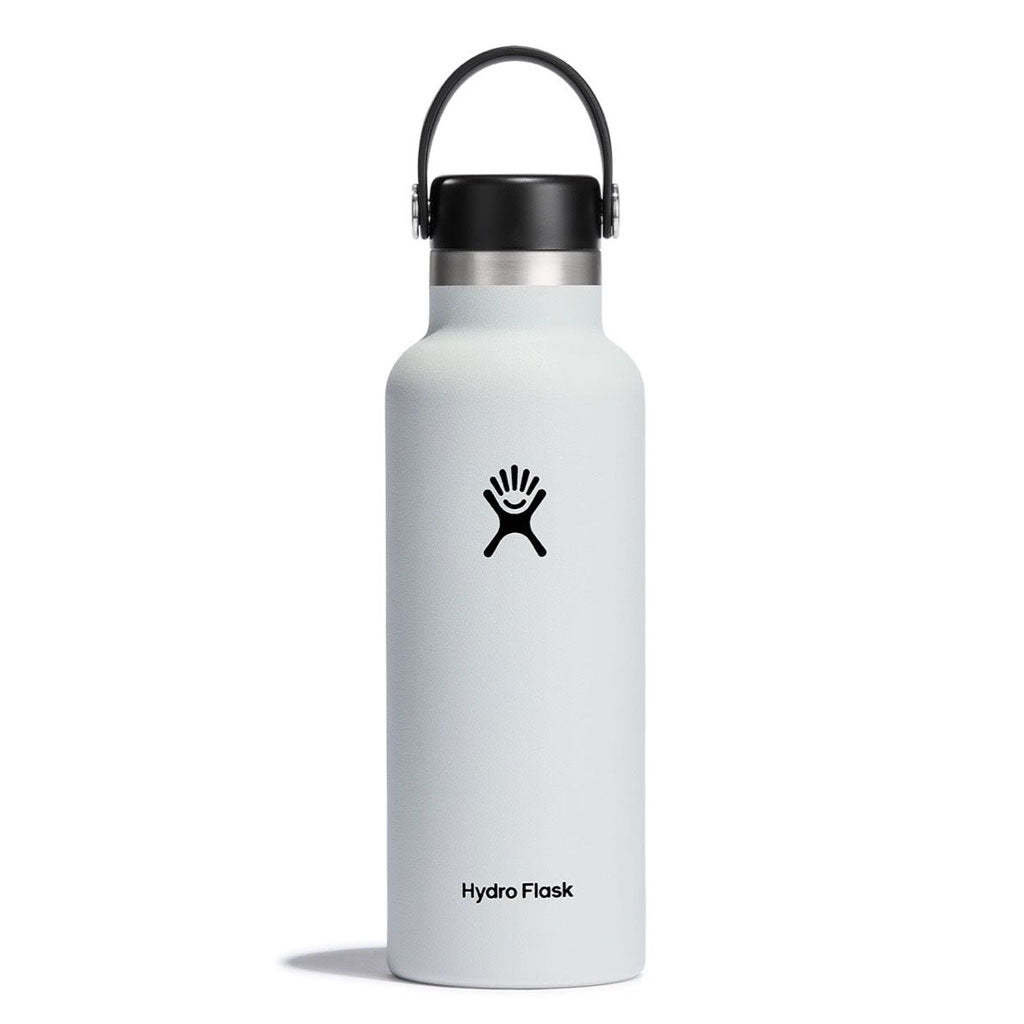 HYDRO FLASK - 18 OZ STANDARD FLEX CAP- WHITE