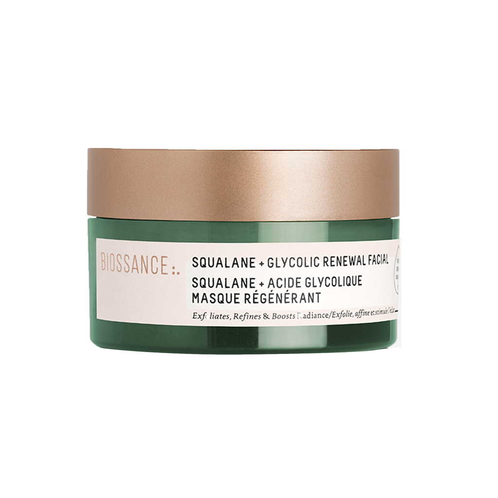 BIOSSANCE - SQUALANE + GLYCOLIC RENEWAL MASK (60 ML)