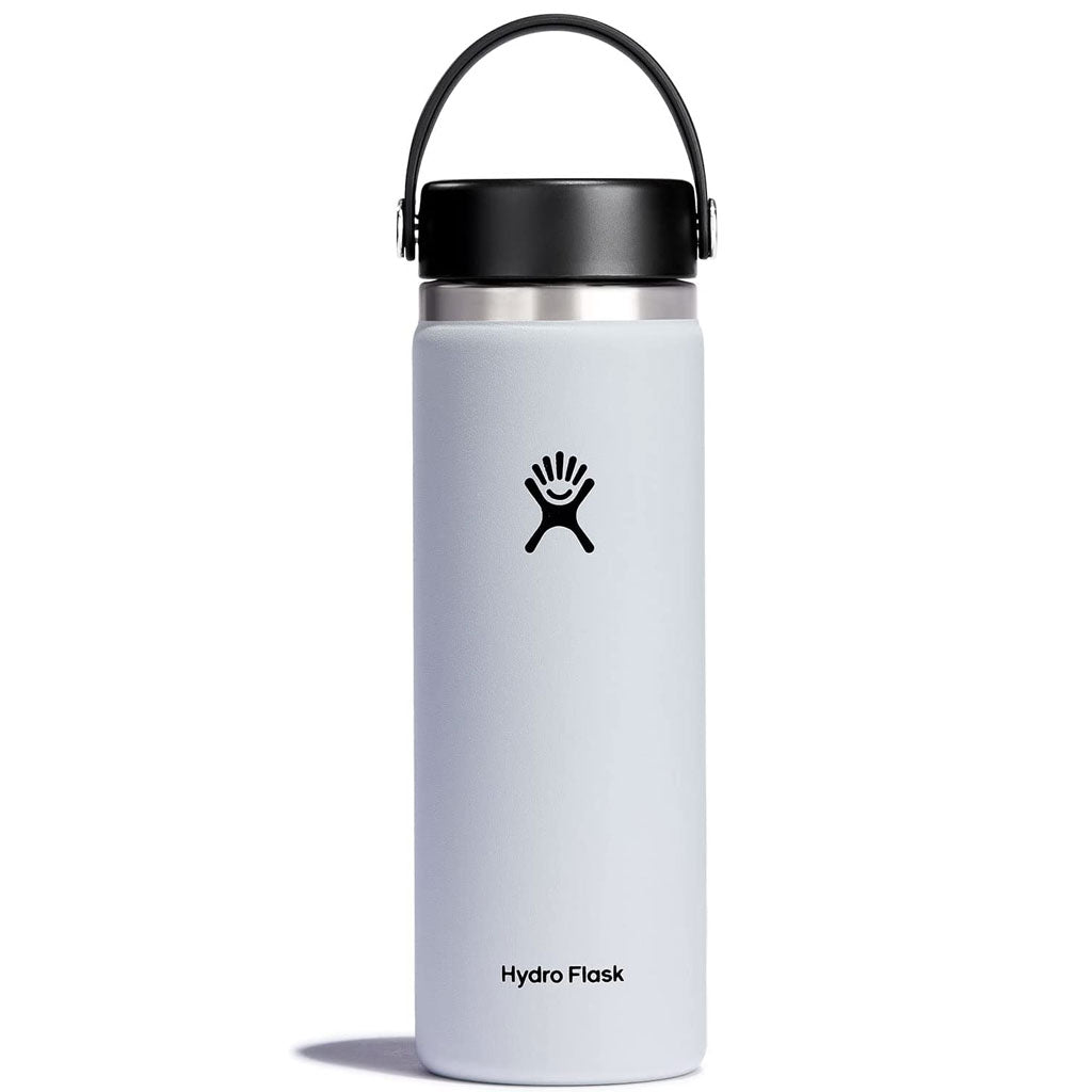 HYDRO FLASK - 20 Oz WIDE FLEX CAP-WHITE