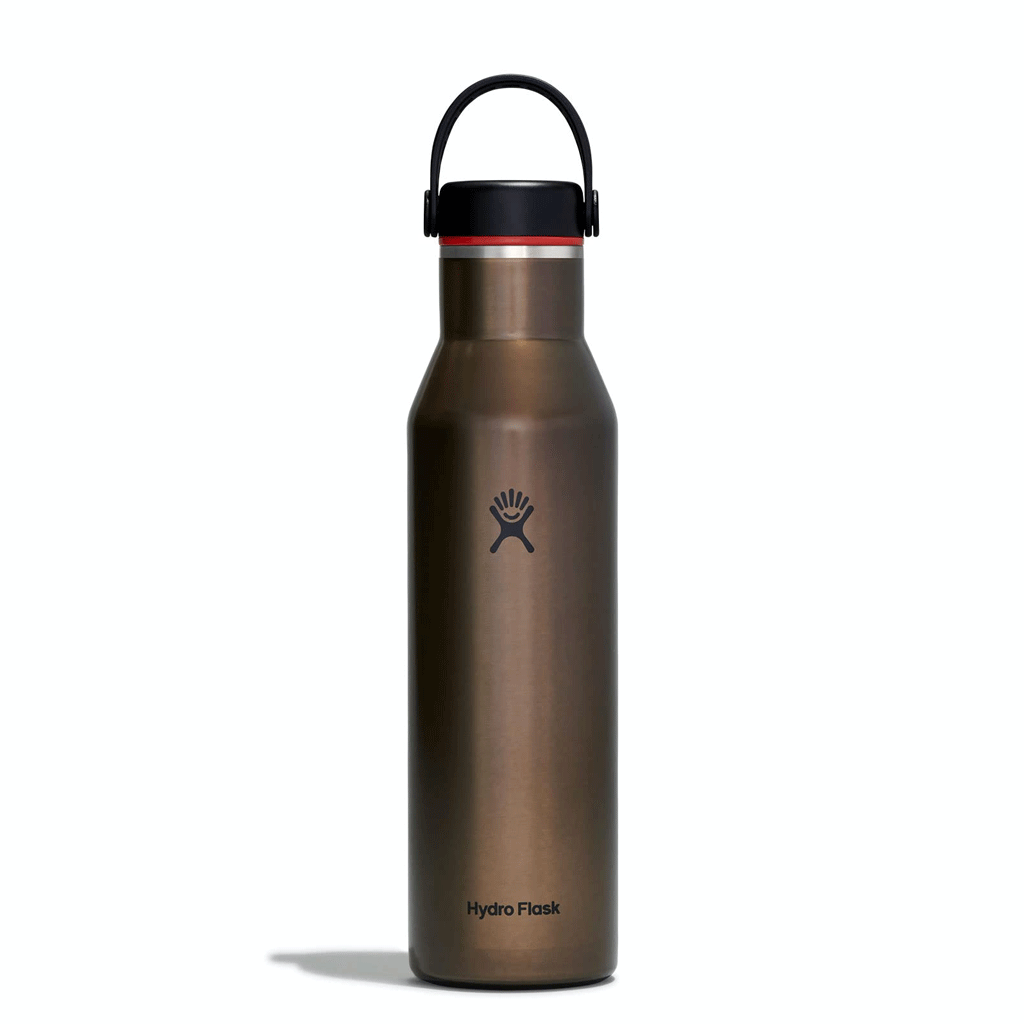 HYDRO FLASK - 21 OZ LIGHTWEIGHT STANDARD FLEX CAP TRAIL SERIES - OBSIDIAN