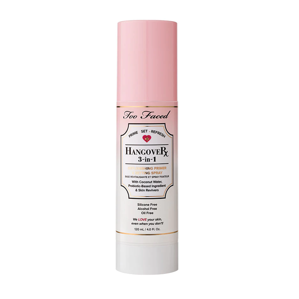 TOO FACED - HANGOVER 3-IN-1 REPLENISHING PRIMER & SETTING SPRAY (120 ML)