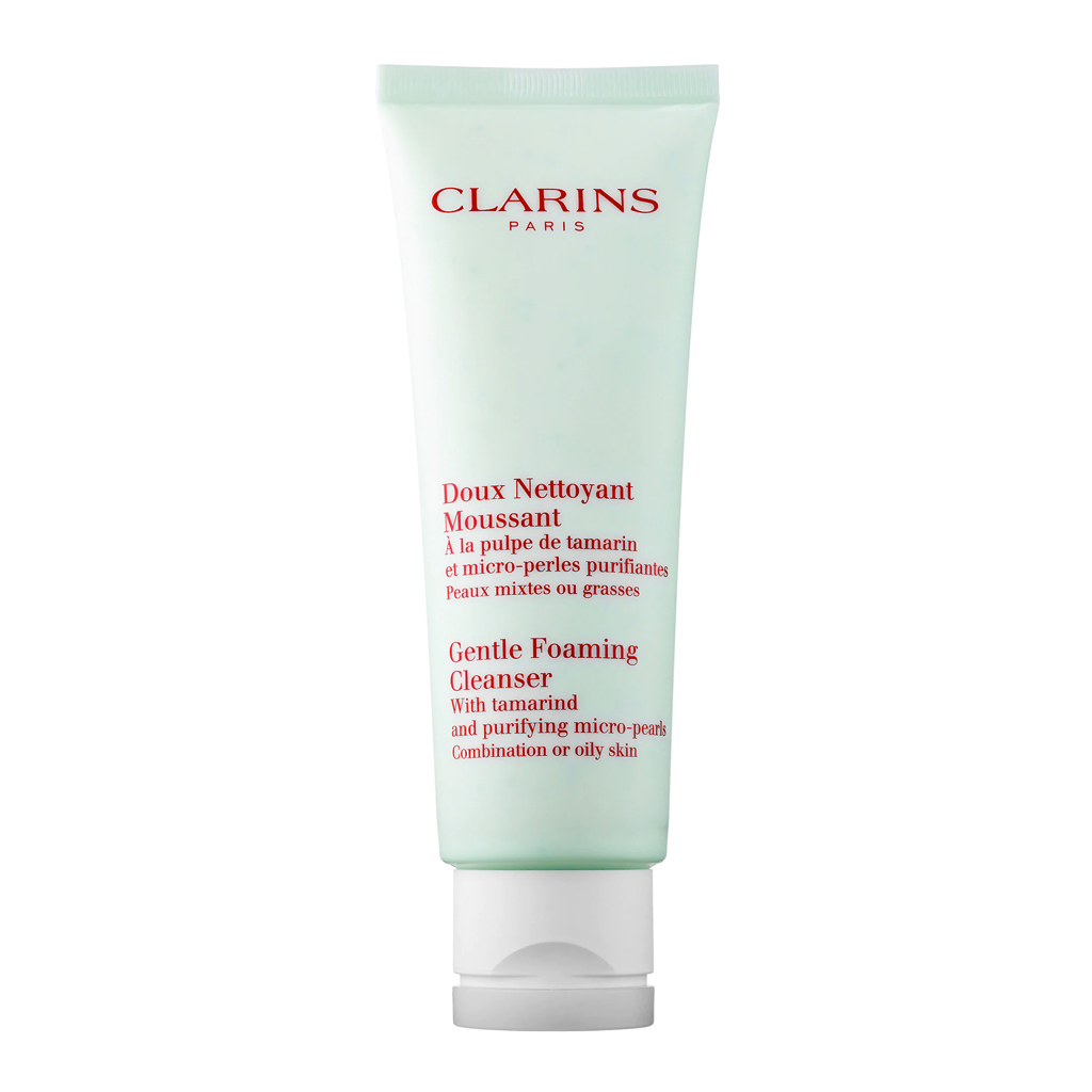 CLARINS - GENTLE FOAMING CLEANSER WITH TAMARIND AND PURIFYING MICRO-PEARLS