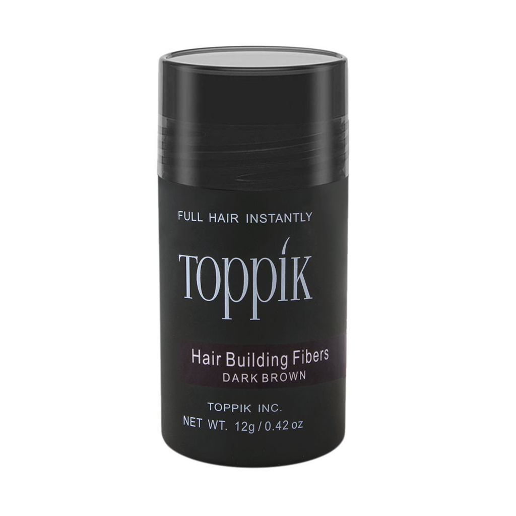 TOPPIK - HAIR BUILDING FIBERS DARK BROWN (12 GM)