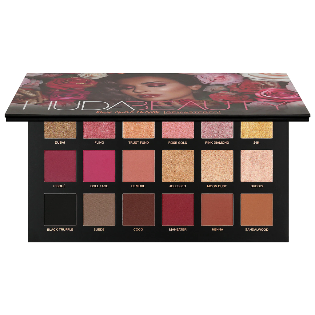 HUDA BEAUTY - ROSE GOLD REMASTERED EYESHADOW PALETTE