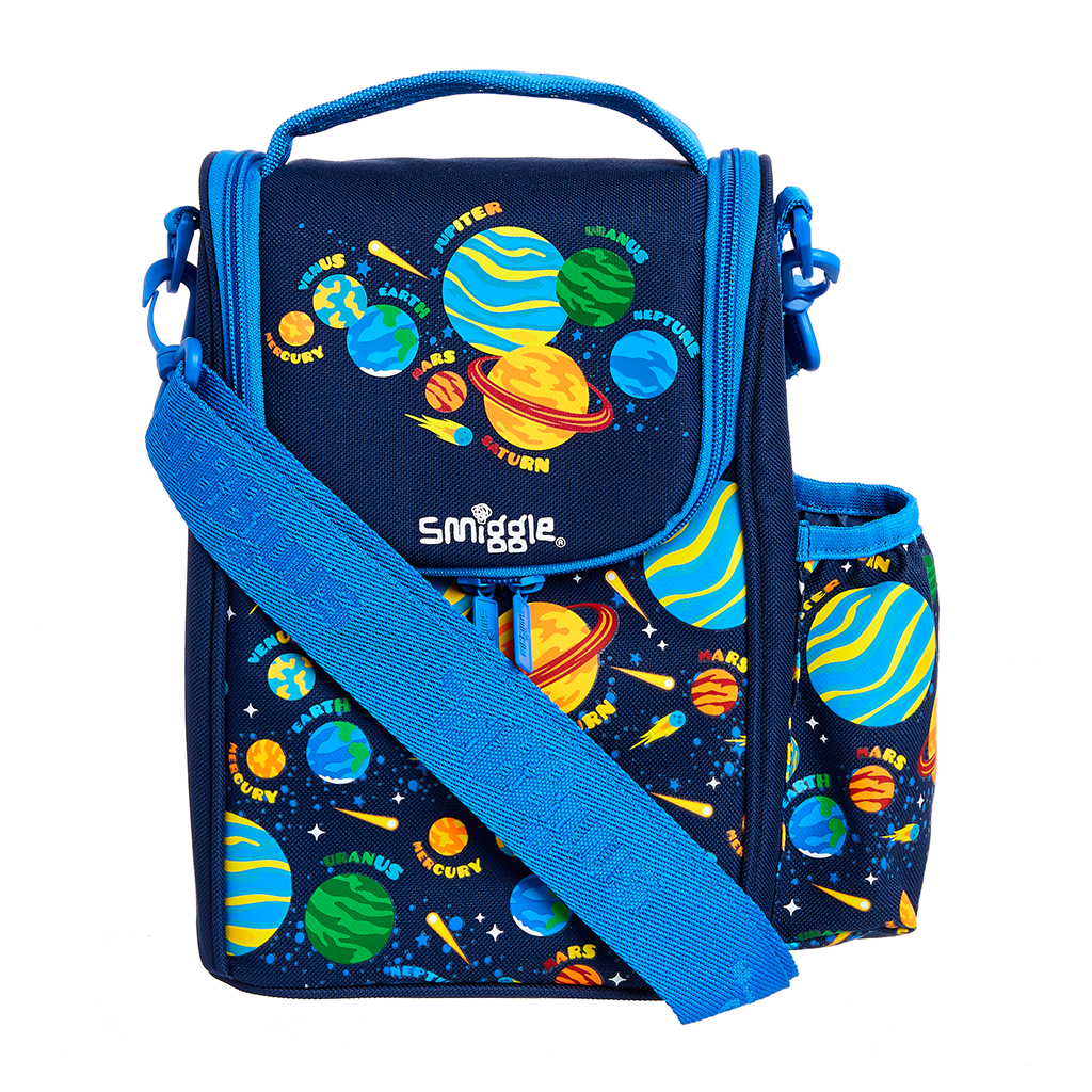 SMIGGLE  - HOORAY NAVY JUNIOR STRAP LUNCHBOX