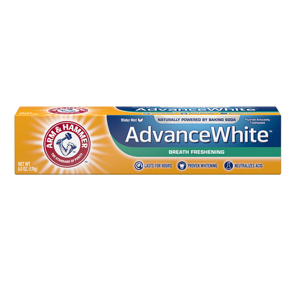 ARM & HAMMER - ADVANCE WHITE™ BREATH FRESHENING WINTER MINT TOOTHPASTE (6.0 Oz)