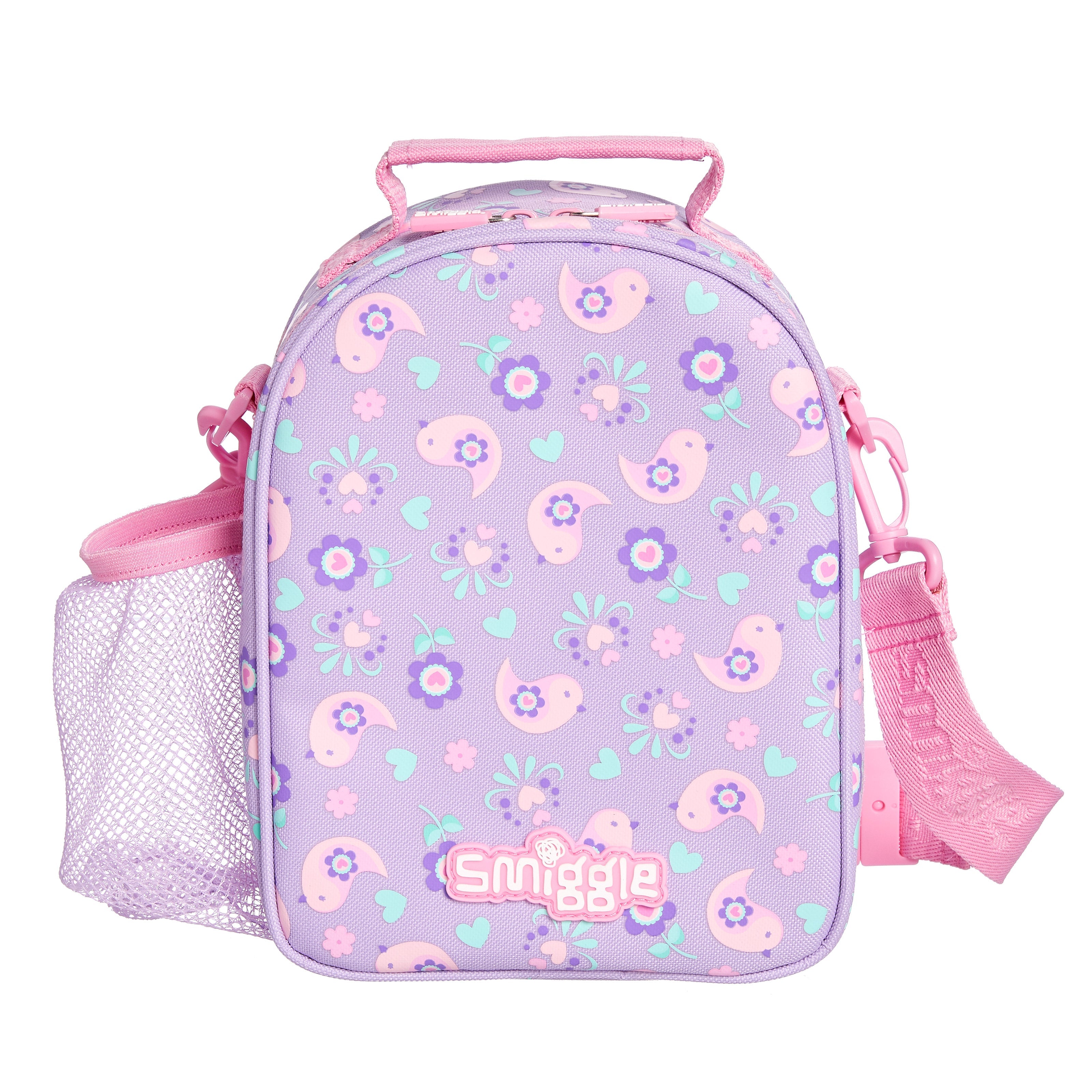 SMIGGLE -  DEJA VU CURVED LUNCHBOX PT2 LILAC