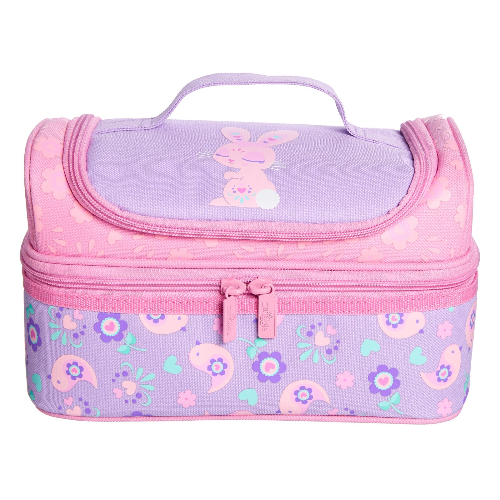 SMIGGLE - DEJA VU DOUBLE DECKER LUNCHBOX PT2 LILAC