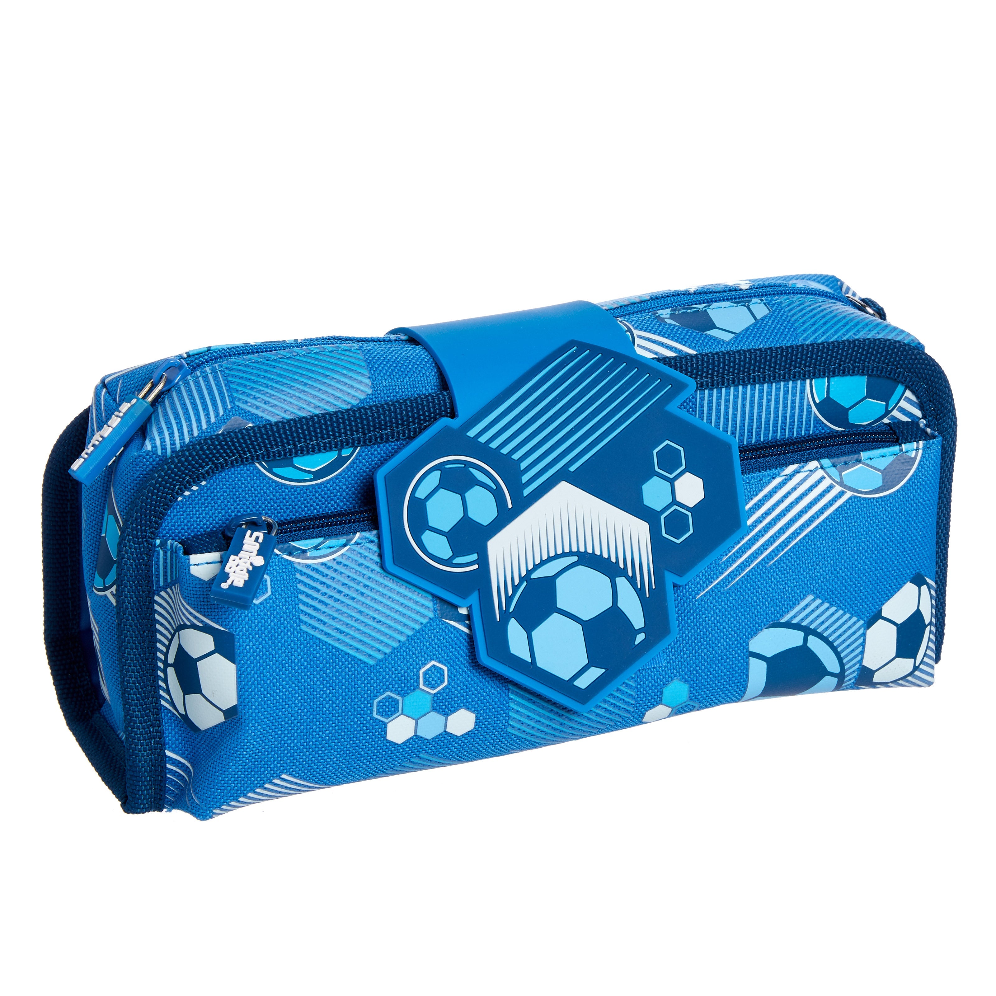 SMIGGLE - DEJA VU UTILITY PENCIL CASE MID BLUE