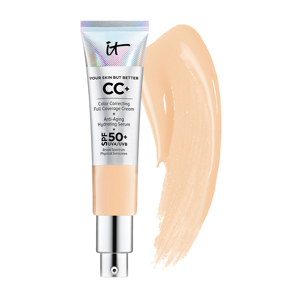 IT COSMETICS - CC+ CREAM WITH SPF 50+ (LIGHT MEDIUM)