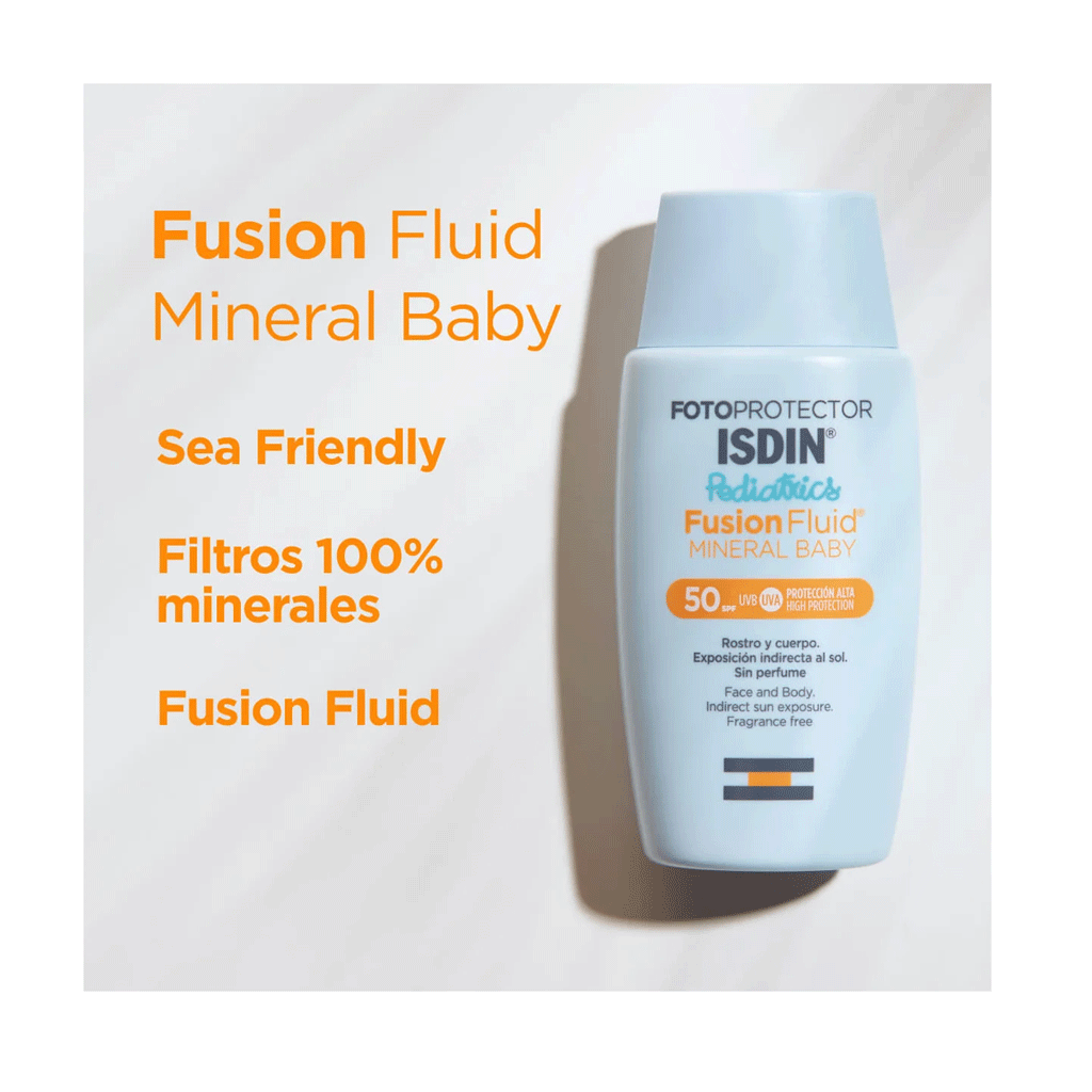 ISDIN - FOTOPROTECTOR ISDIN PEDIATRICS FUSION FLUID MINERAL BABY 50+(50 ML)