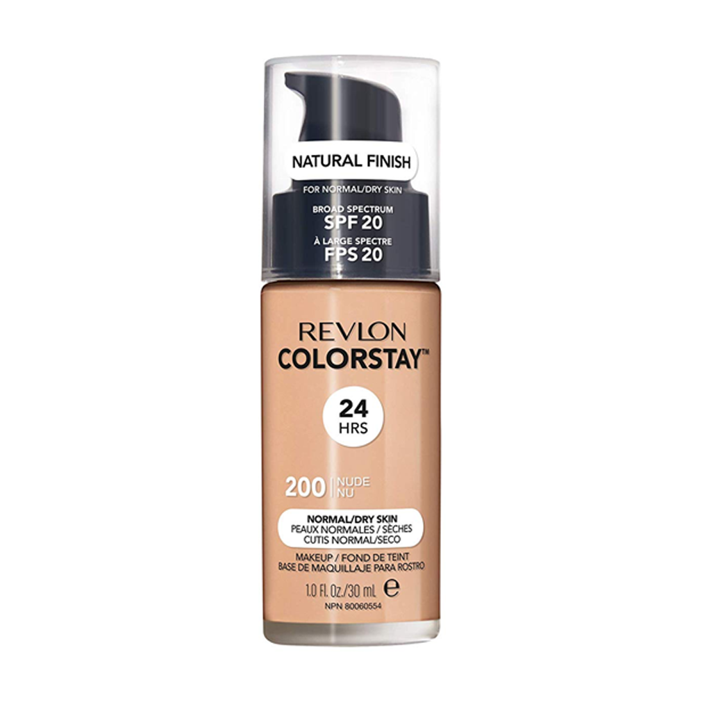 REVLON - COLORSTAY 24 HRS MAKE UP NORMAL TO DRY SPF 20 200 NUDE (30 ML)