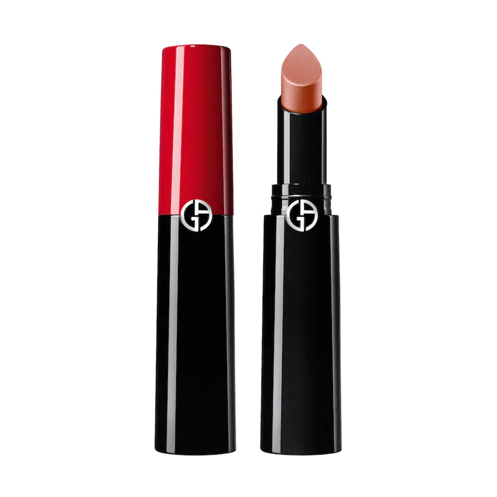 ARMANI BEAUTY - LIP POWER LONG LASTING SATIN LIPSTICK (SOFT BEIGE MAUVE)