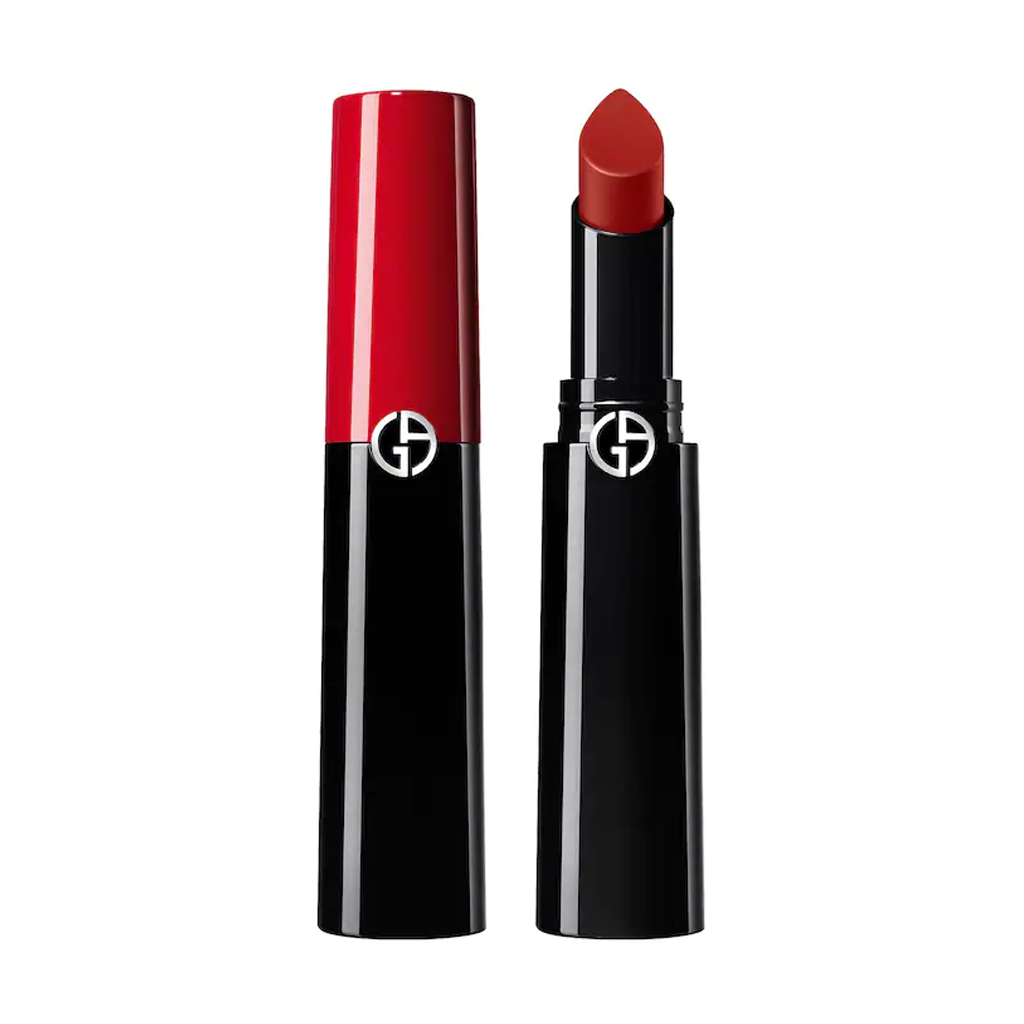 ARMANI BEAUTY - LIP POWER LONG LASTING SATIN LIPSTICK (BRICK RED)