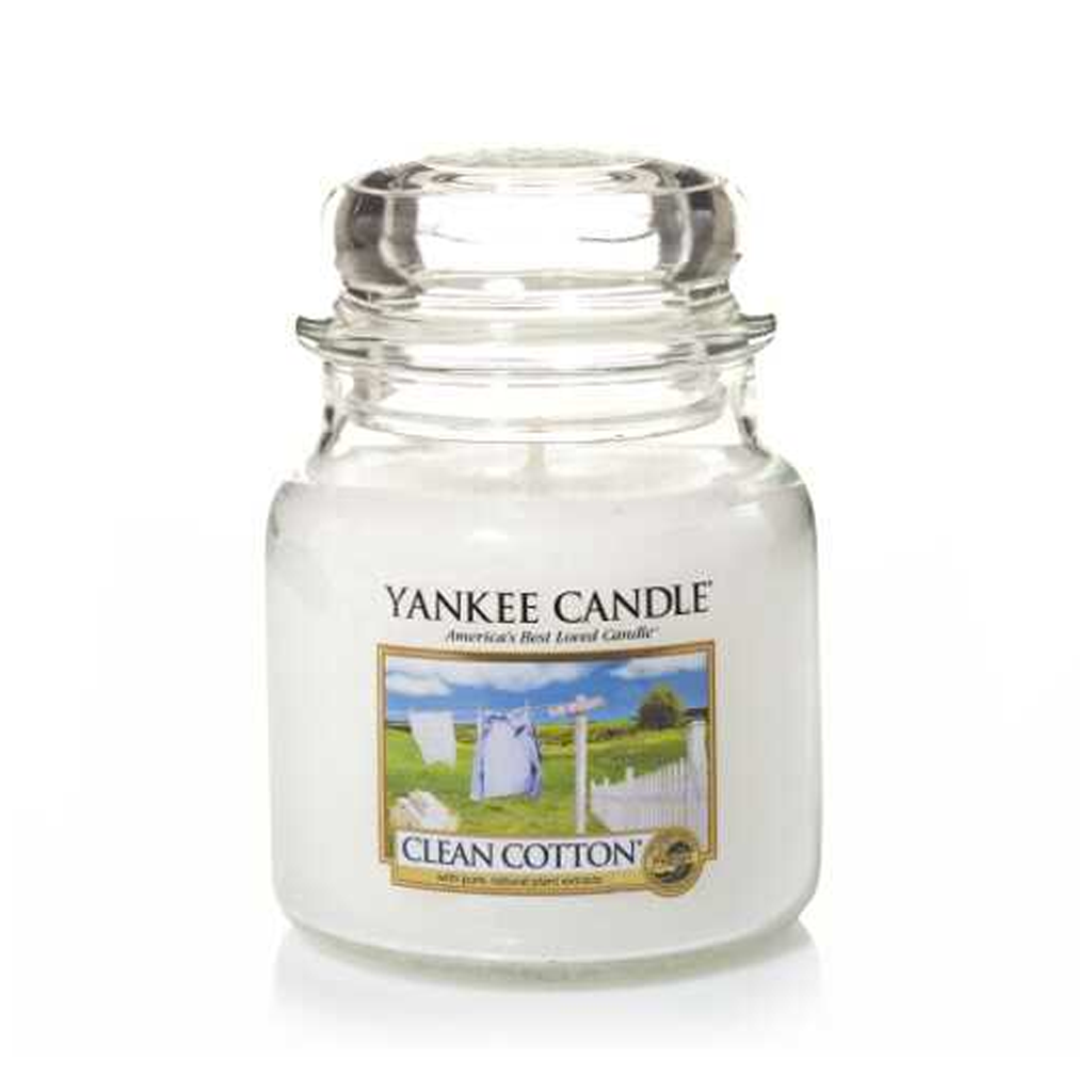 YANKEE CANDLE - CLEAN COTTON (411G)