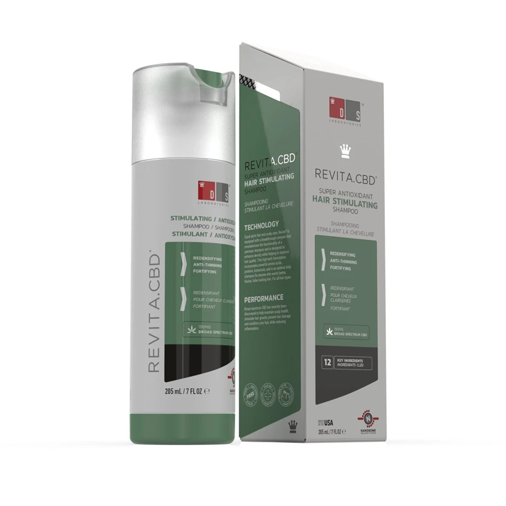 DS LABORATORIES - REVITA.CBD SUPER ANTIOXIDANT HAIR STIMULATING CBD SHAMPOO (205 ML)