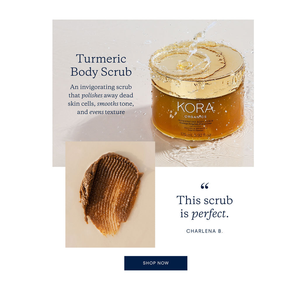 KORA ORGANICS – INVIGORATING BODY SCRUB (175 ML)