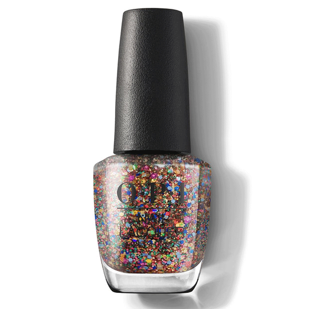 OPI - YOU HAD ME AT CONFETTI-NAIL LECQUER