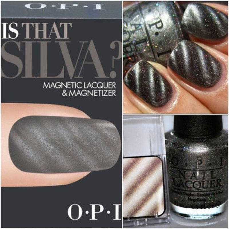 OPI - MAGNETIC LACQUER IS THAT SILVA