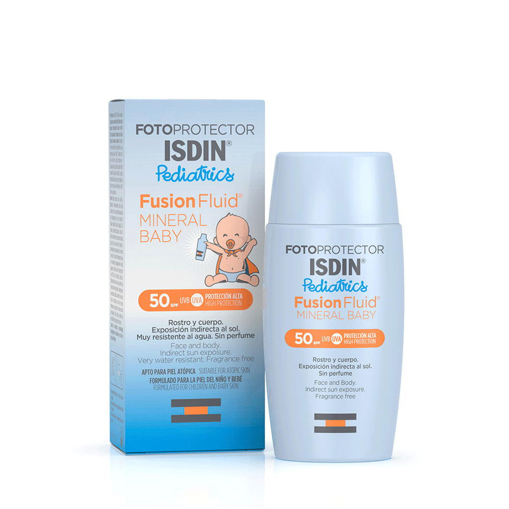 ISDIN - FOTOPROTECTOR ISDIN PEDIATRICS FUSION FLUID MINERAL BABY 50+(50 ML)