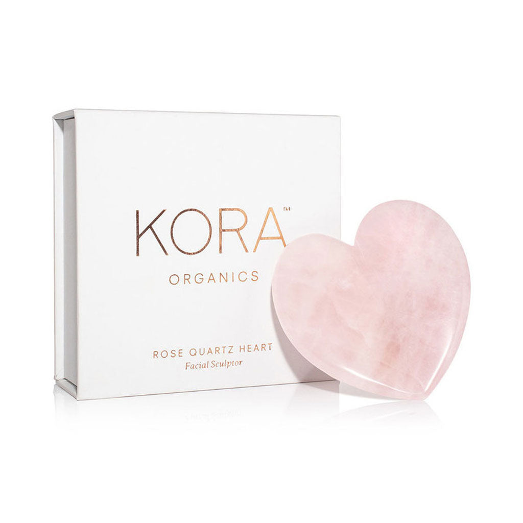 KORA ORGANICS - ROSE QUARTZ HEART FACIAL SCULPTOR