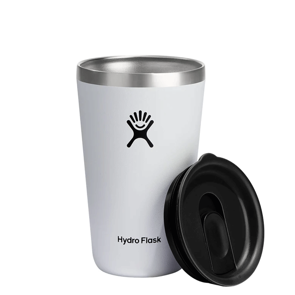 HYDRO FLASK – 16 OZ ALL AROUND TUMBLER-WHITE