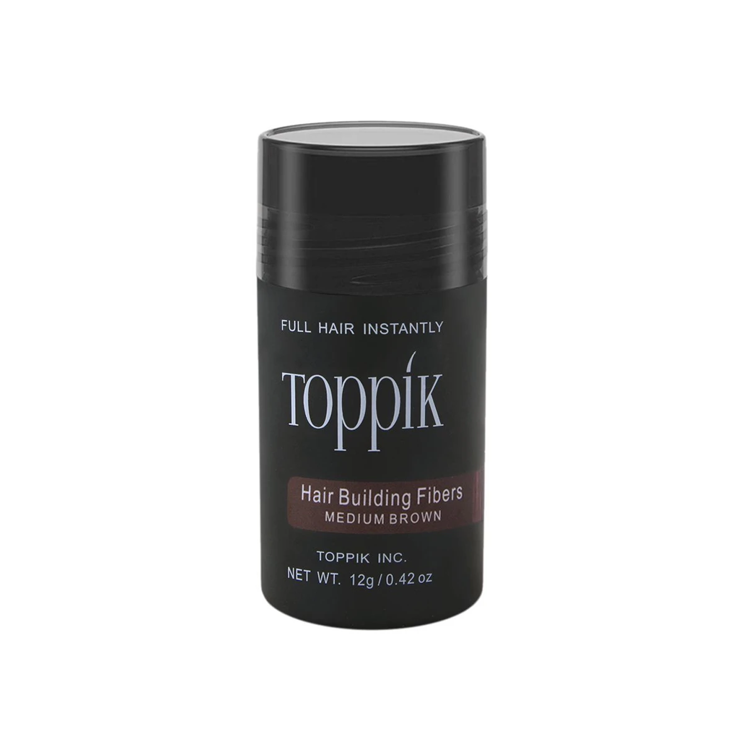 TOPPIK - HAIR BUILDING FIBERS MEDIUM BROWN (27.5 GM)