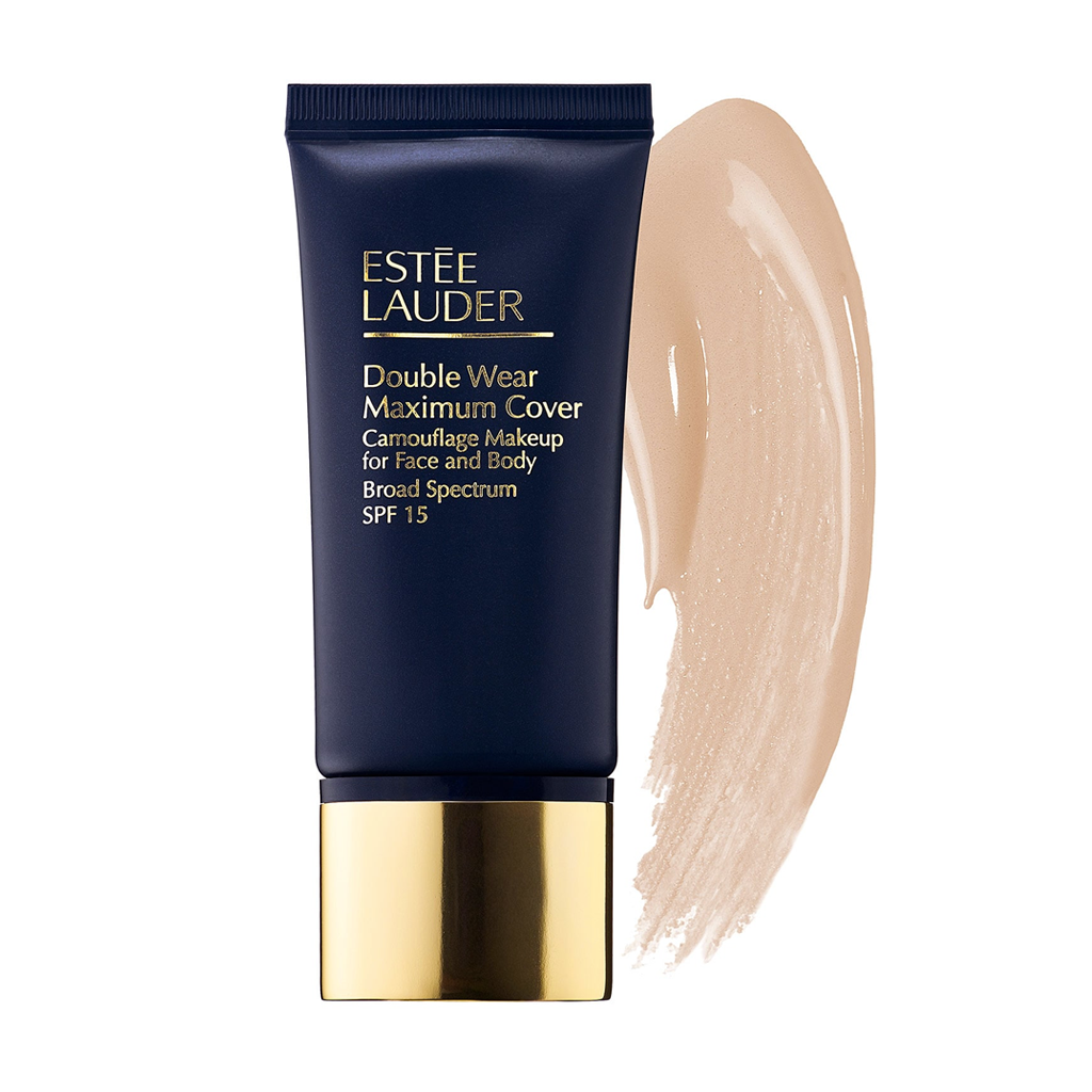 ESTEE LAUDER - DOUBLE WEAR MAXIMUM COVER CAMOUFLAGE FOUNDATION FOR FACE AND BODY SPF 15(CREAMY VANILLA)