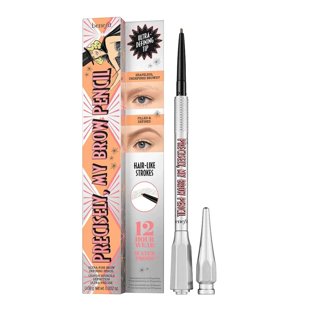 BENEFIT COSMETICS - PRECISELY, MY BROW PENCIL ULTRA FINE SHAPE & DEFINE (GREY - COOL GREY)