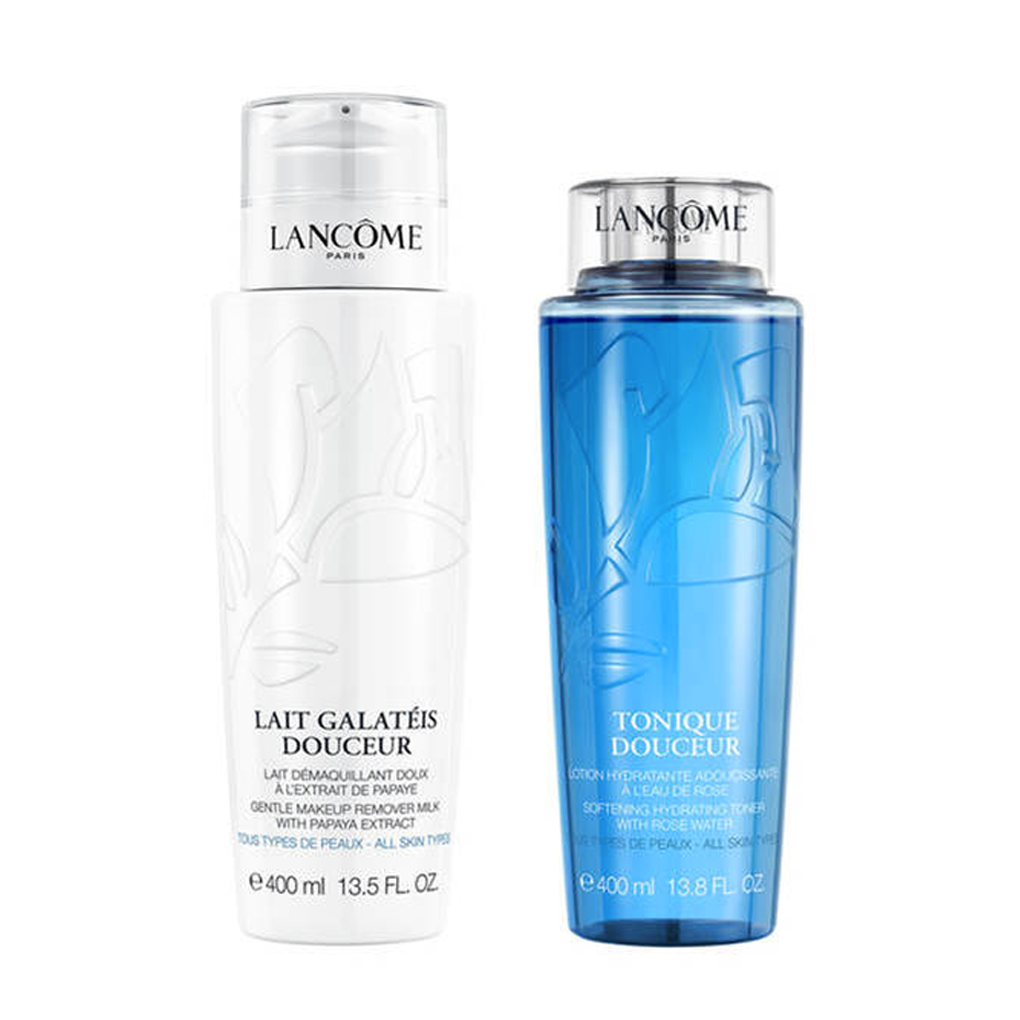 LANCOME - YOUR DOUCEUR CLEANSING DUO INCLUDES MAKE UP REMOVER